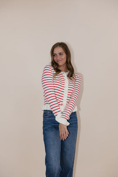 Amaya Ruffle Sweater