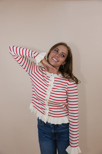 Amaya Ruffle Sweater