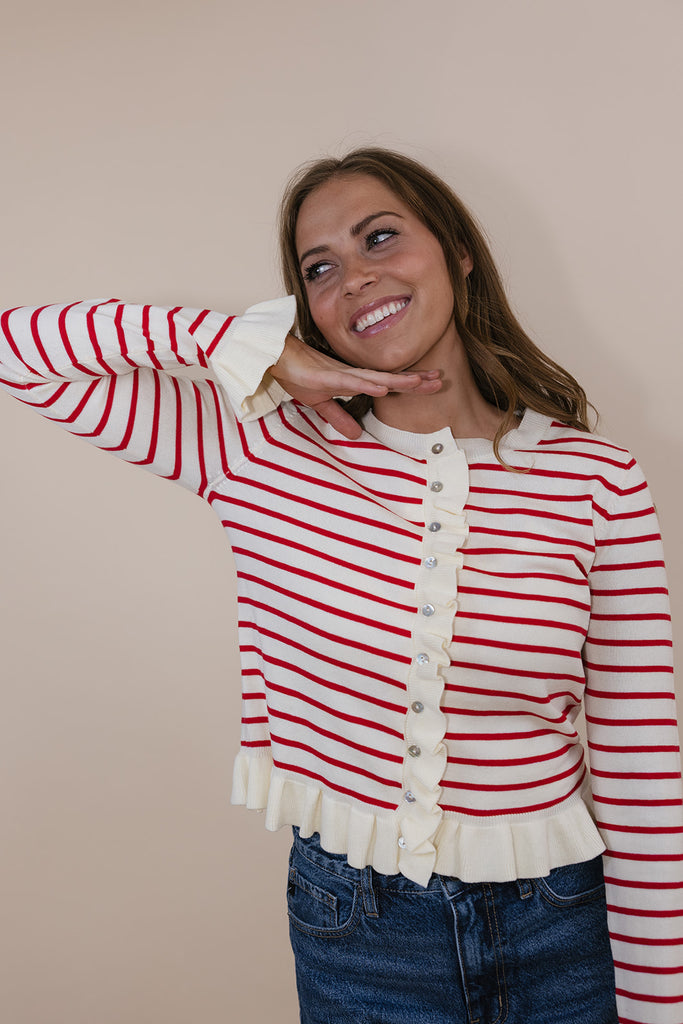 Amaya Ruffle Sweater
