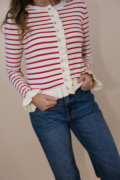 Amaya Ruffle Sweater