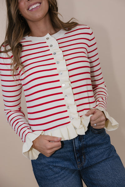 Amaya Ruffle Sweater