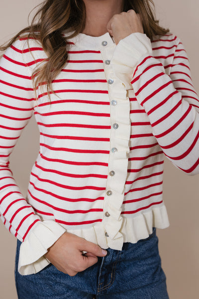 Amaya Ruffle Sweater