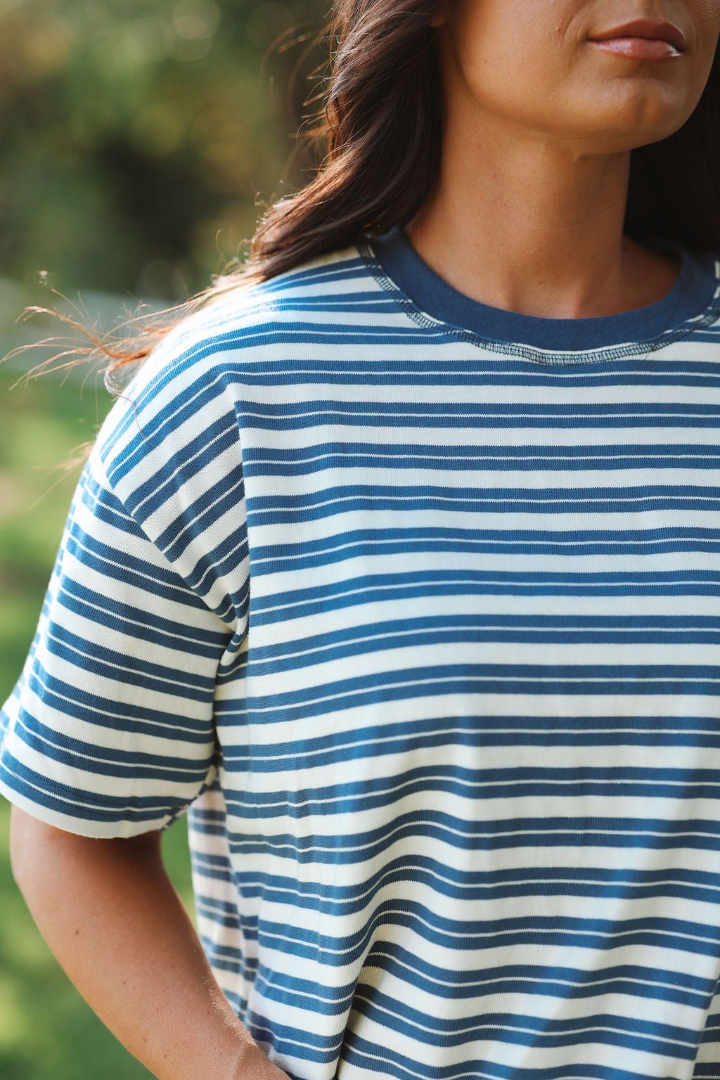 Brianne Shirt in Dusty Blue