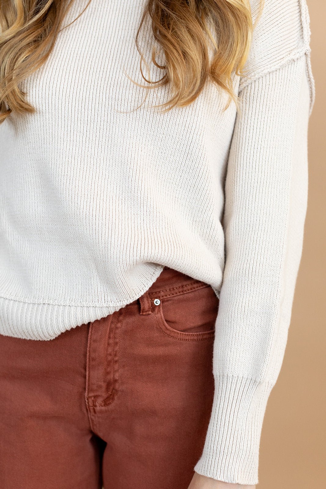 Rosie Sweater In Oyster