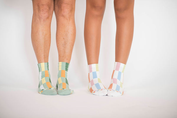 Women's Sage Stripe Socks