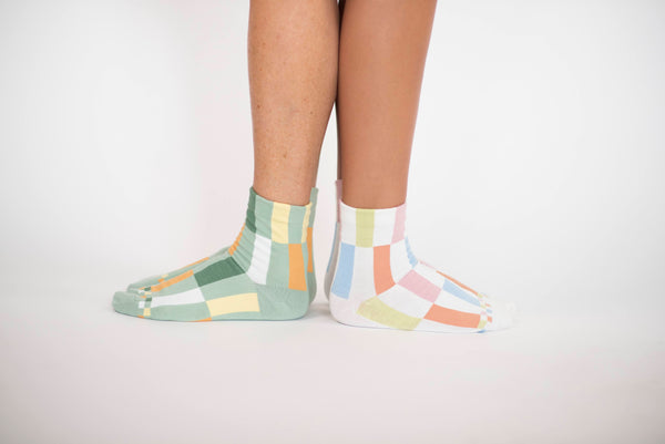 Women's Sage Stripe Socks