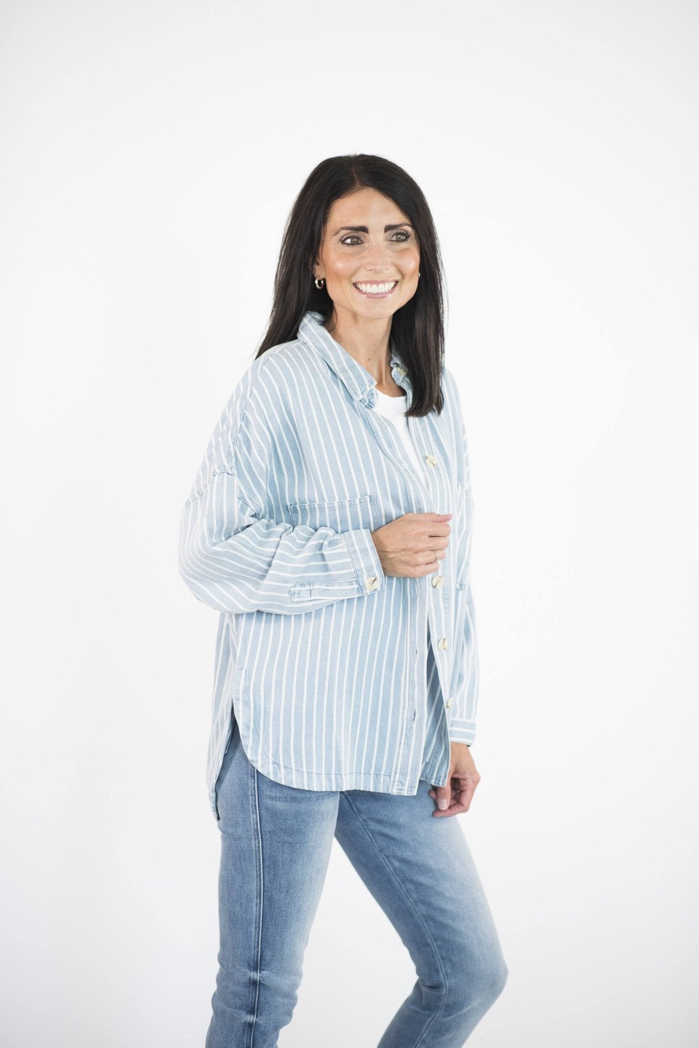 Kellan Striped Shacket