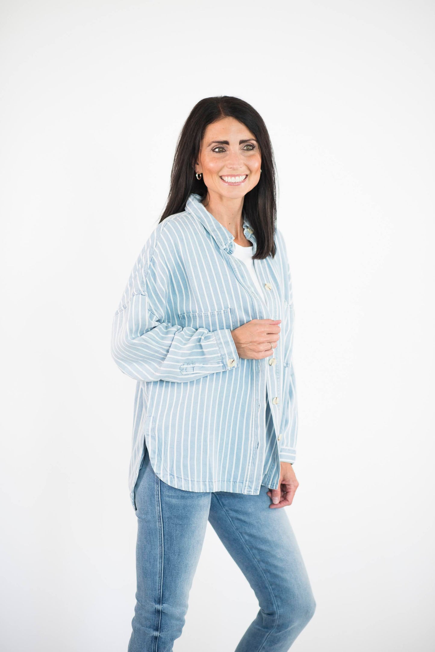 Kellan Striped Shacket