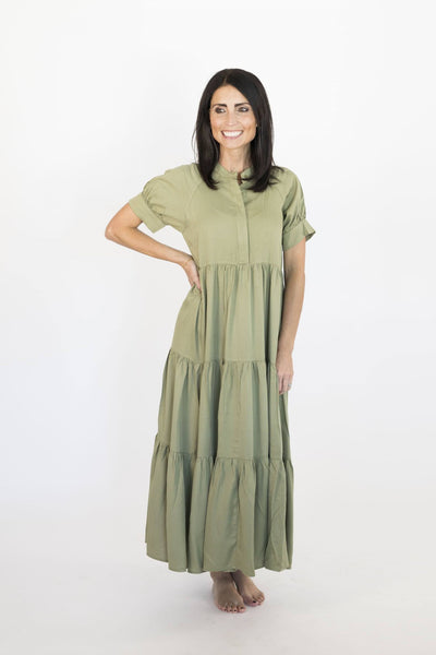 Shaylene Dress in Olive