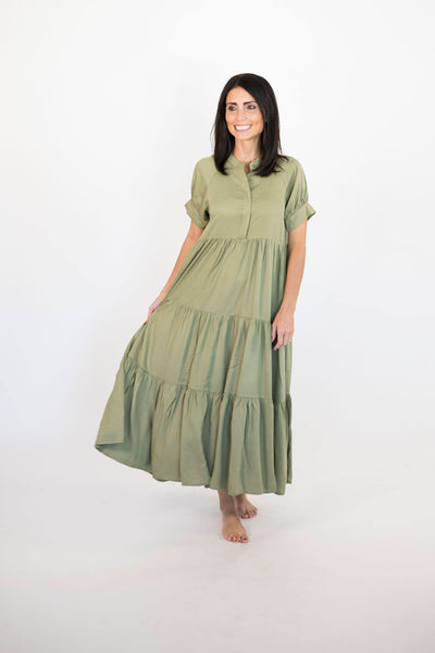 Shaylene Dress in Olive