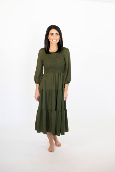 Shantel Dress in Olive