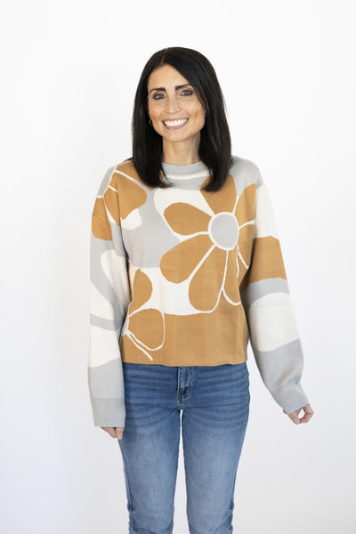 Taci Flower Sweater