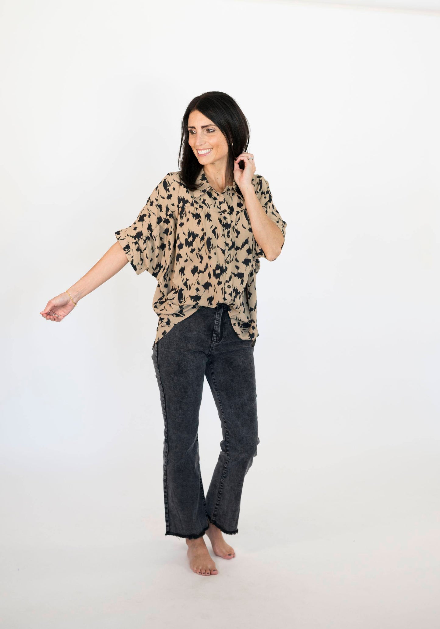 Lark Abstract Blouse