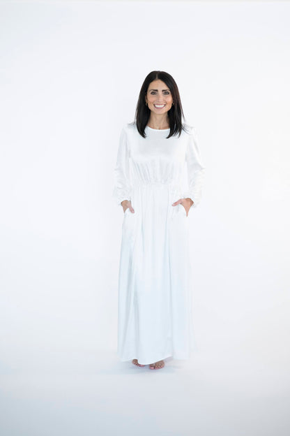 Satin Temple Dress