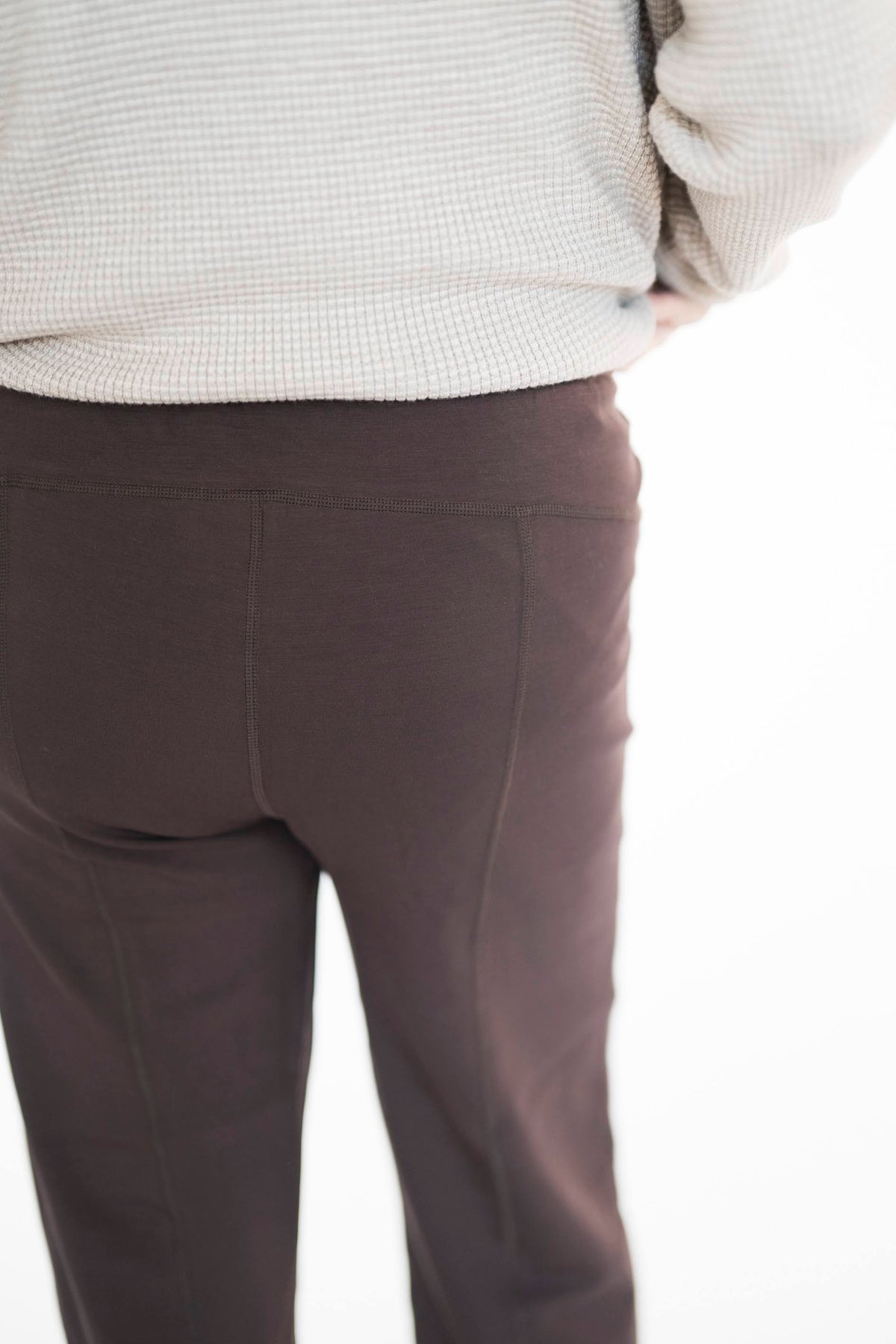 Dean Scuba Pants in Dark Chocolate