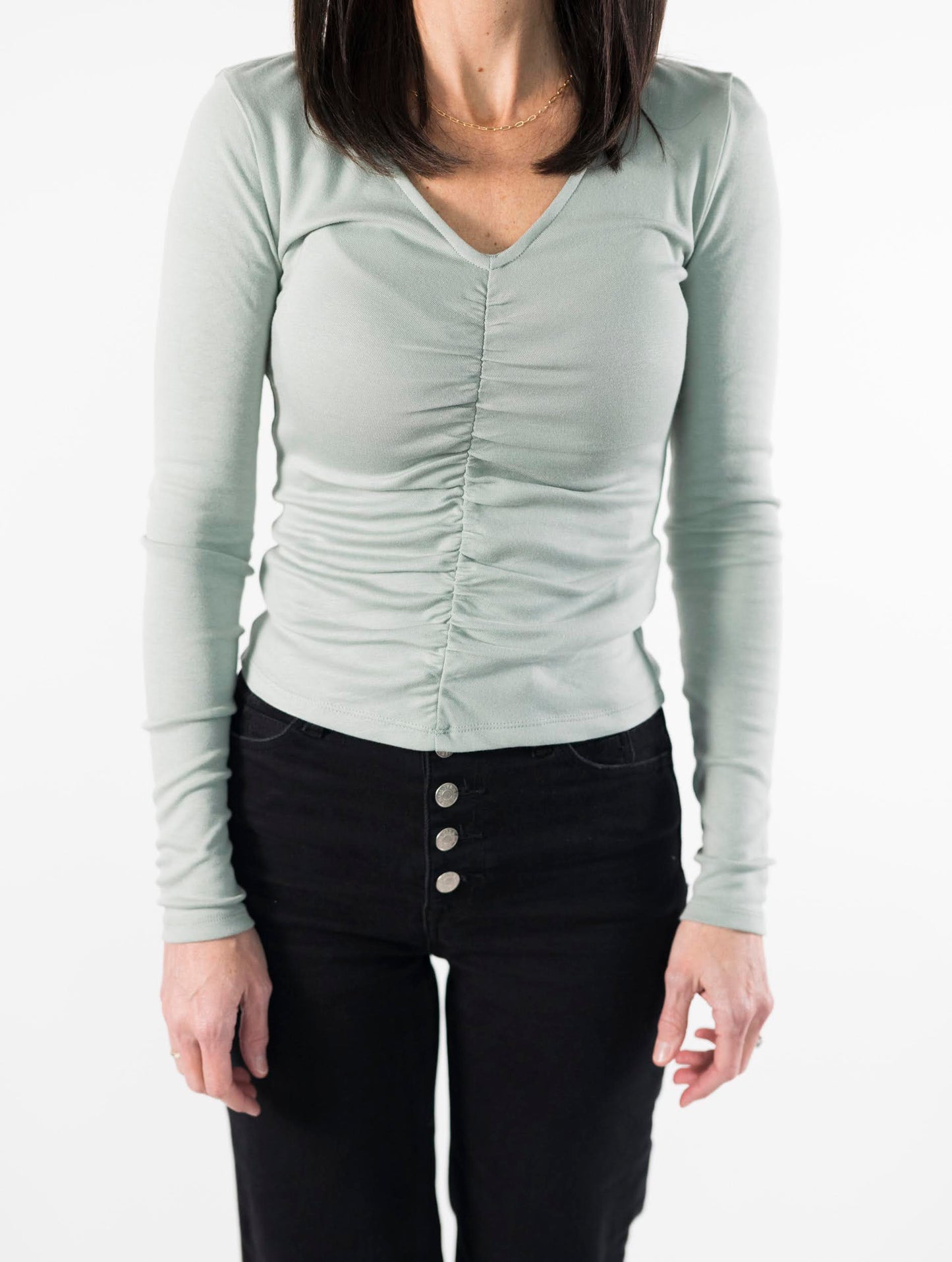 Preslie Top in Green