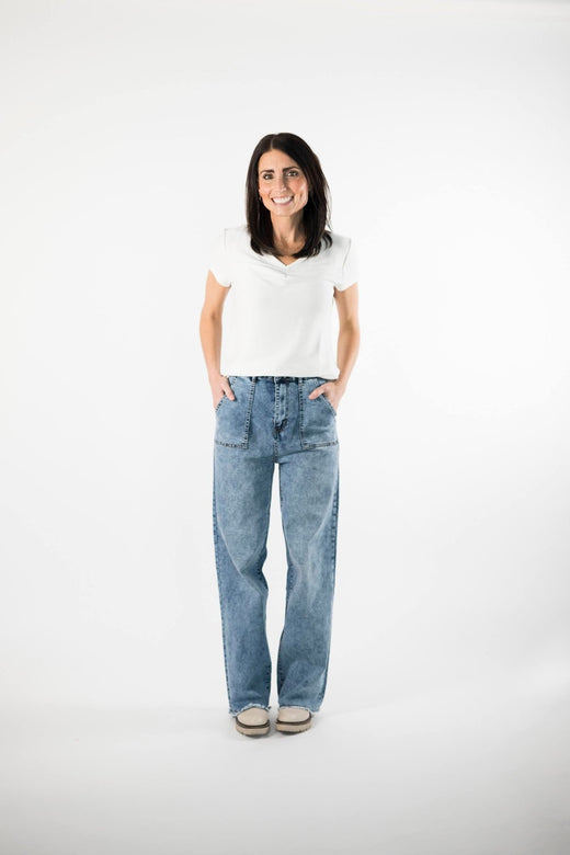 Winee Wide Leg Pants — Brooklyn Blush women's boutique, Draper Utah