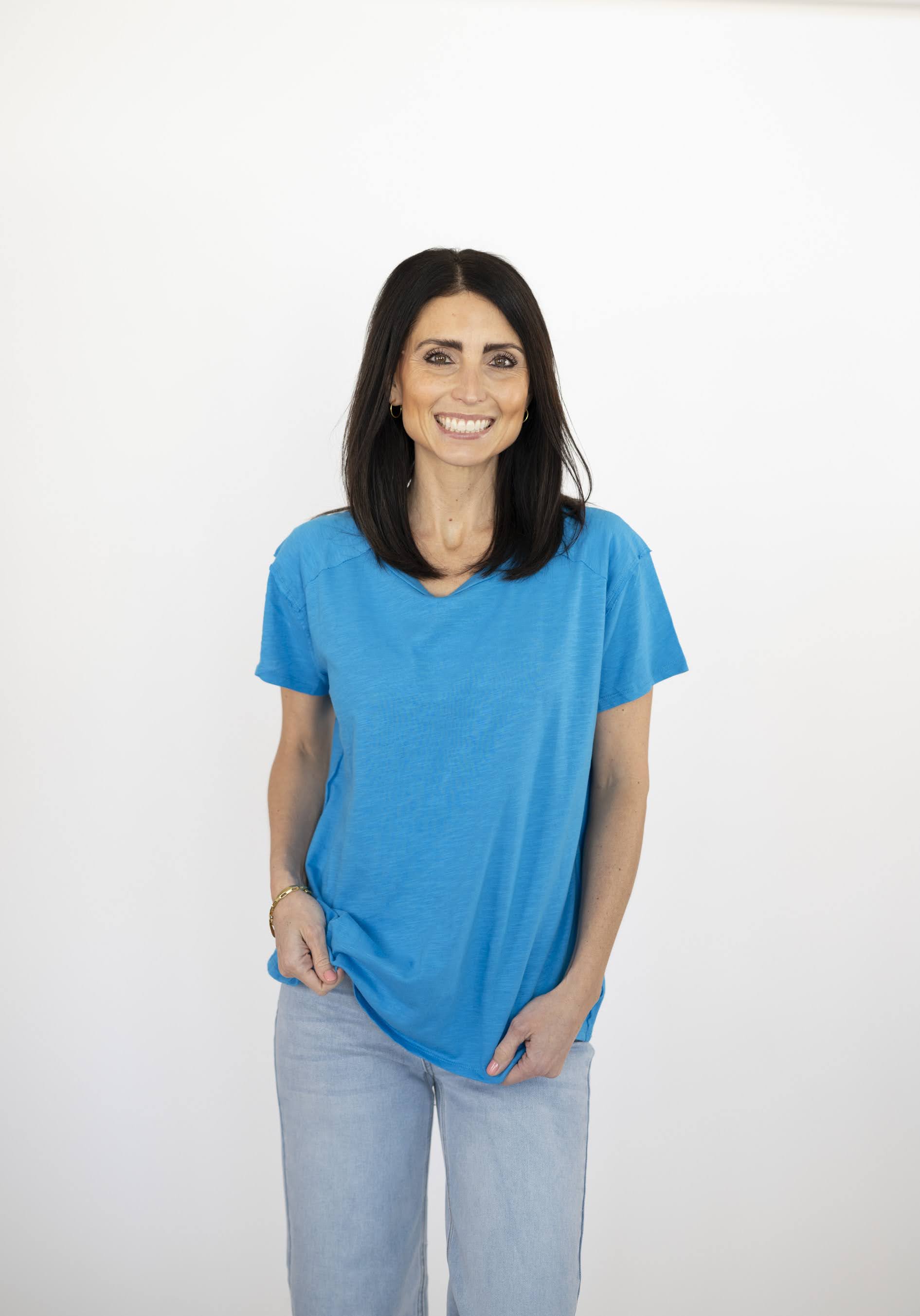 Sally Tee in Blue