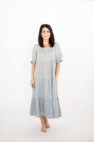 Sasha Embroidered Dress