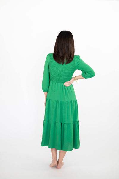 Shantel Dress in Gucci Green