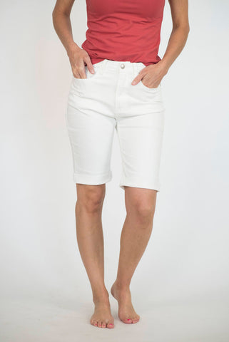 Addison Bermuda Shorts in White