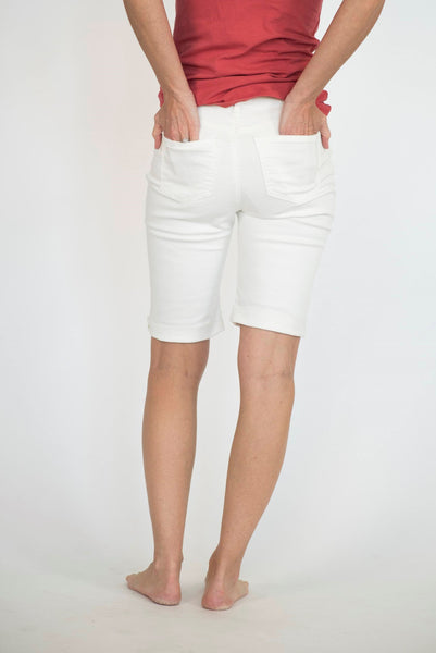 Addison Bermuda Shorts in White