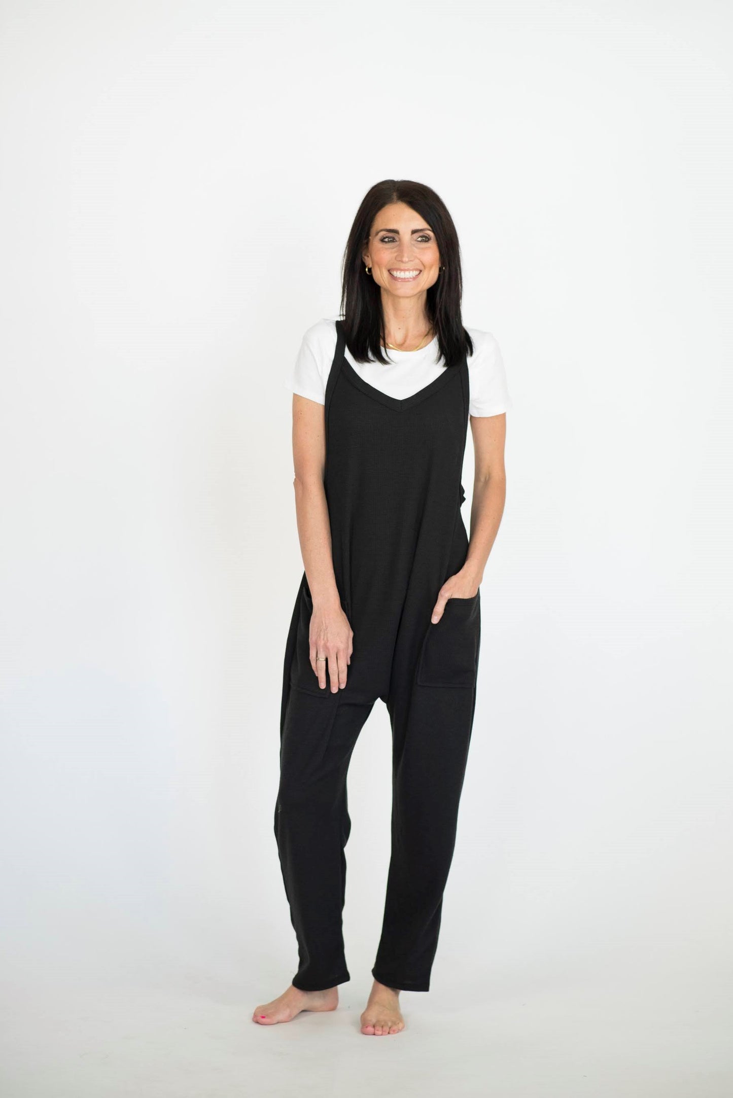 Terra Round Neck Tee in White