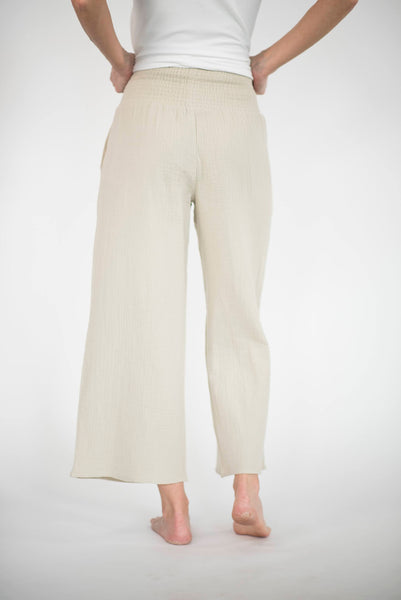 Neri Smocked Waist Pants