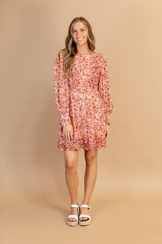 Alisa Floral Print Dress — Brooklyn Blush women's boutique, Draper Utah