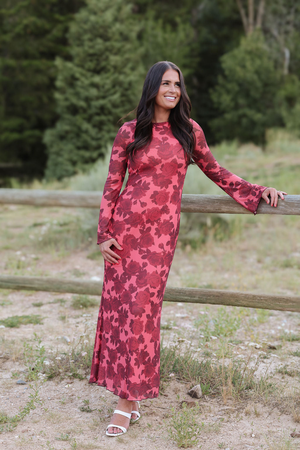 Ashlyn Dress in Red