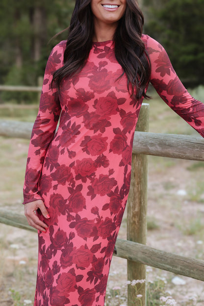 Ashlyn Dress in Red