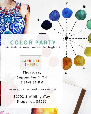 Color Analysis Event Ticket