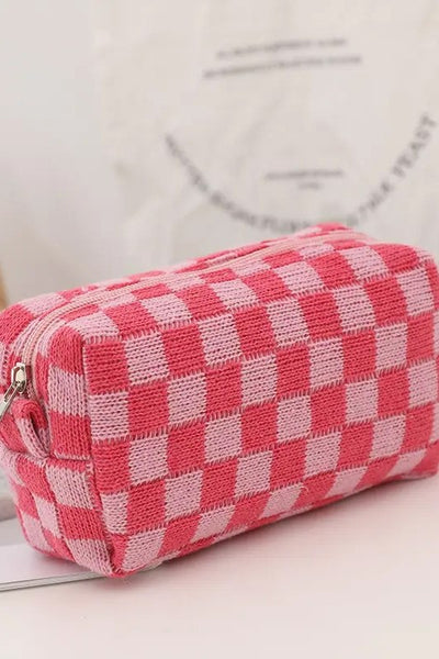 Checkered Pink Bag