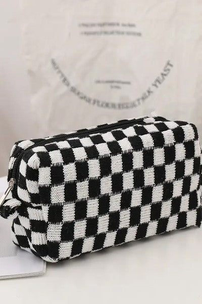 Checkered Black & White Bag