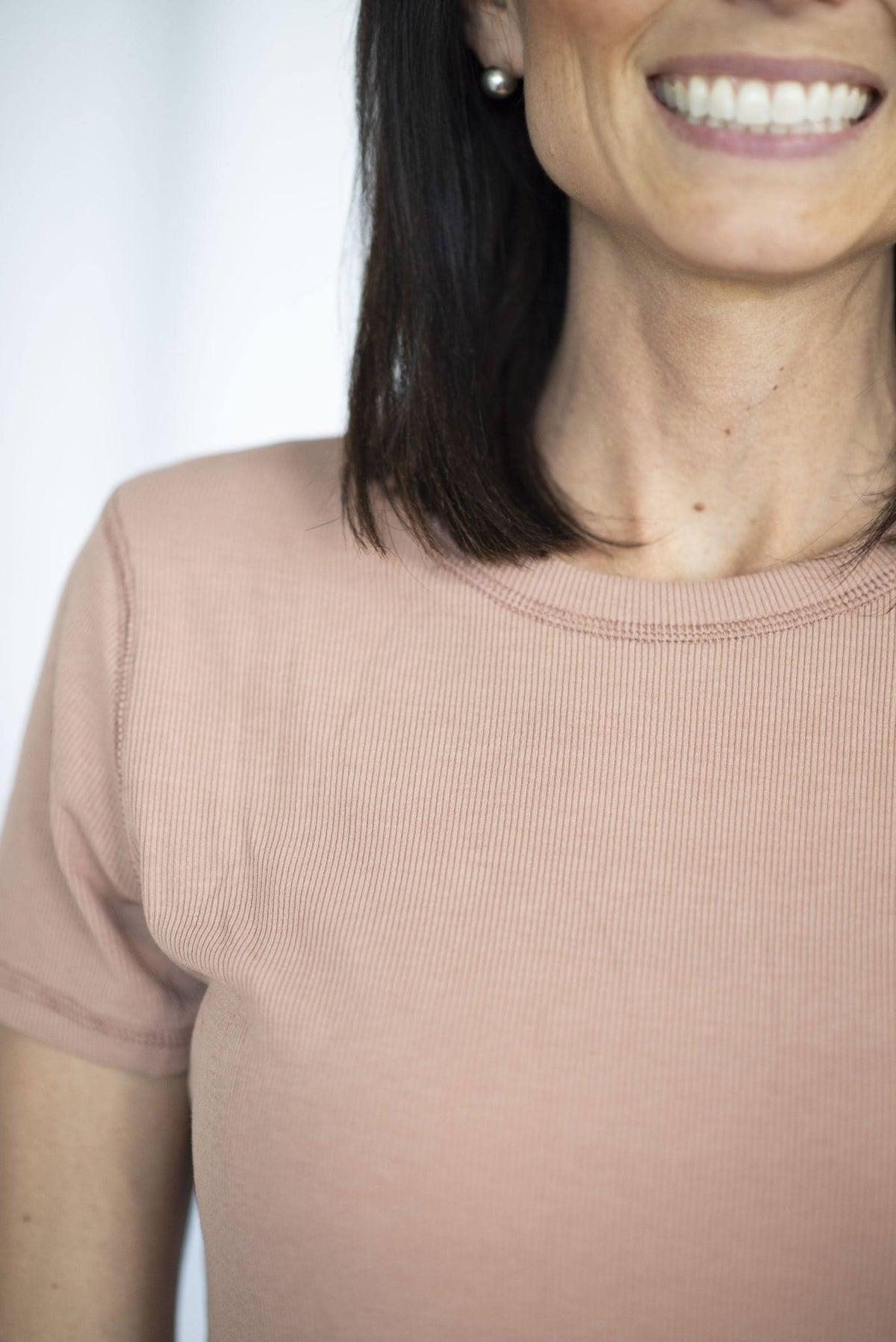 Eisley Ribbed Top in Ginger