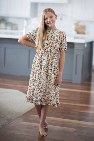 Mila Floral Dress for Girls