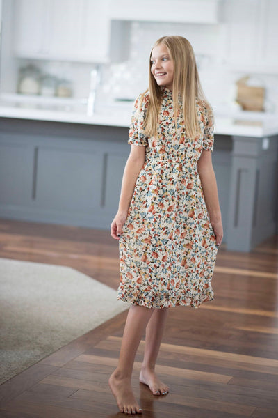 Mila Floral Dress for Girls