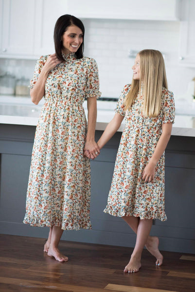 Mila Floral Dress for Girls