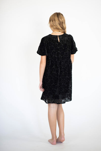 Enya Velvet Floral Dress