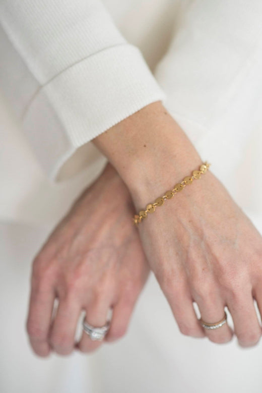 Disc Bracelet — Brooklyn Blush, Draper Utah