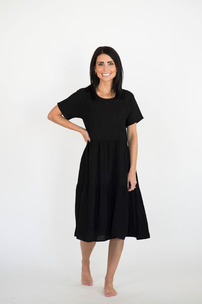 Lena Dress in Black