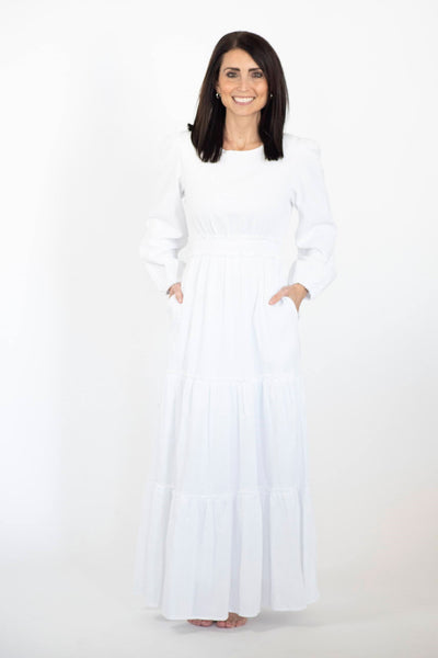 Smocked Waist Temple Dress