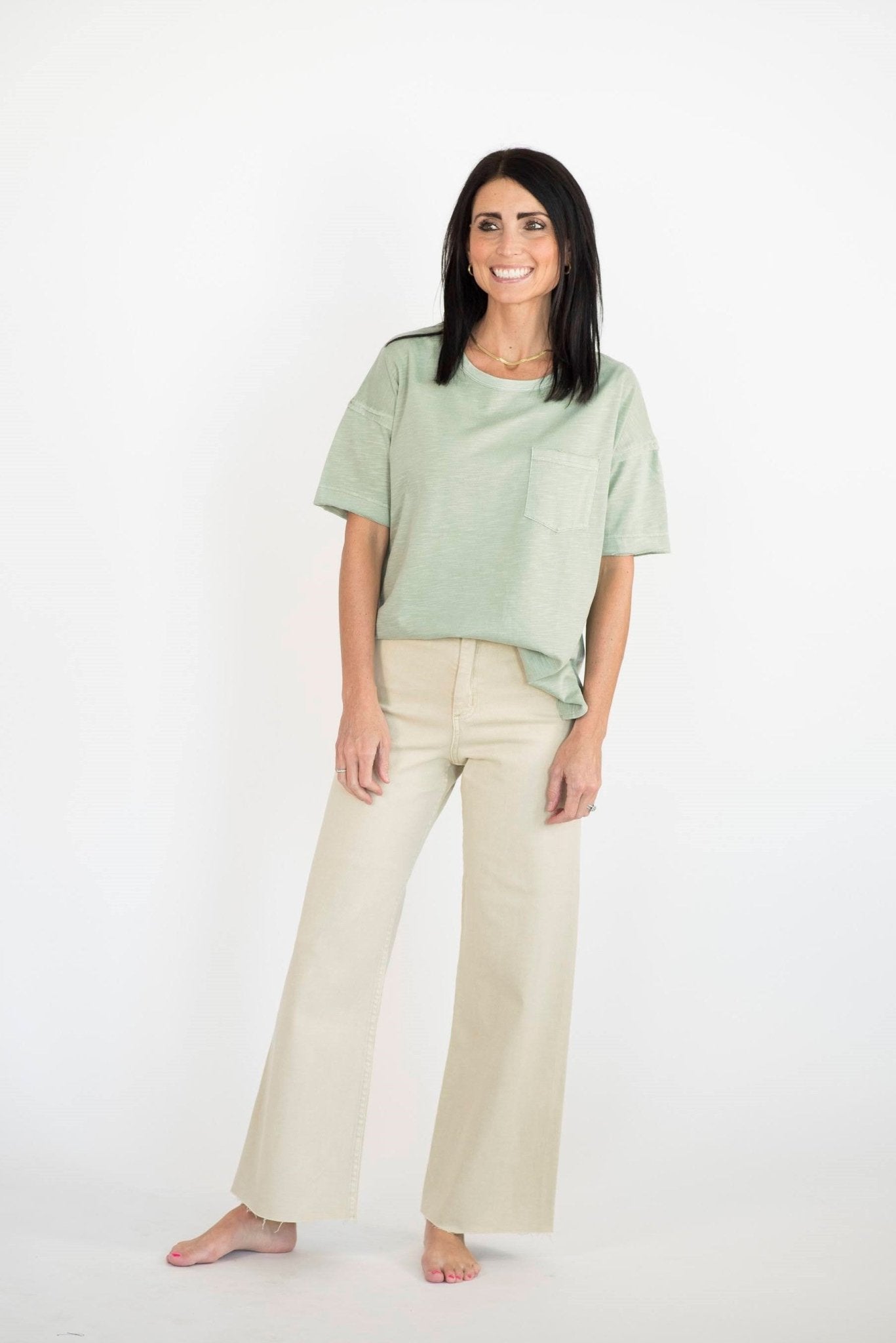 Julena Pants in Beige