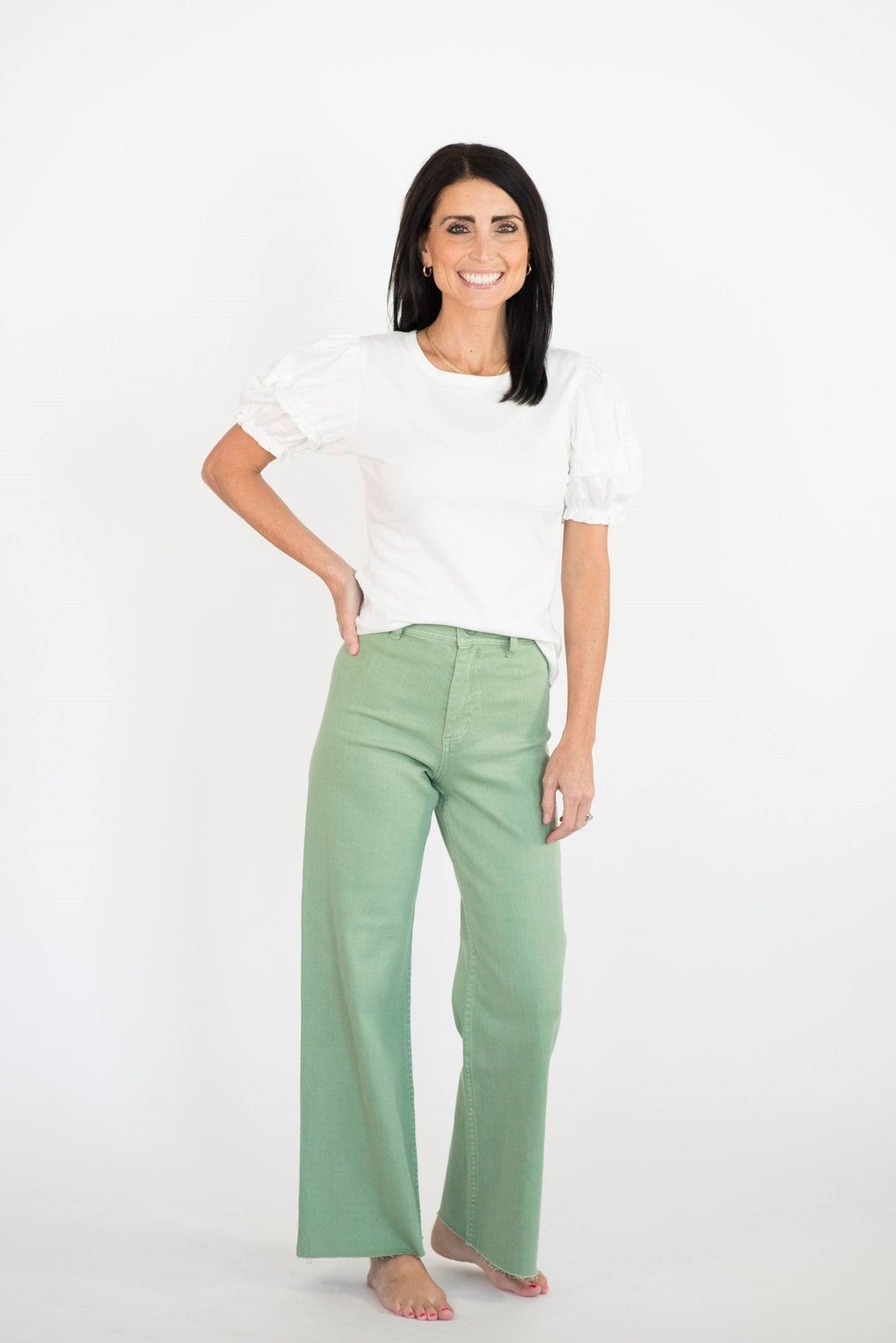 Julena Pants in Green
