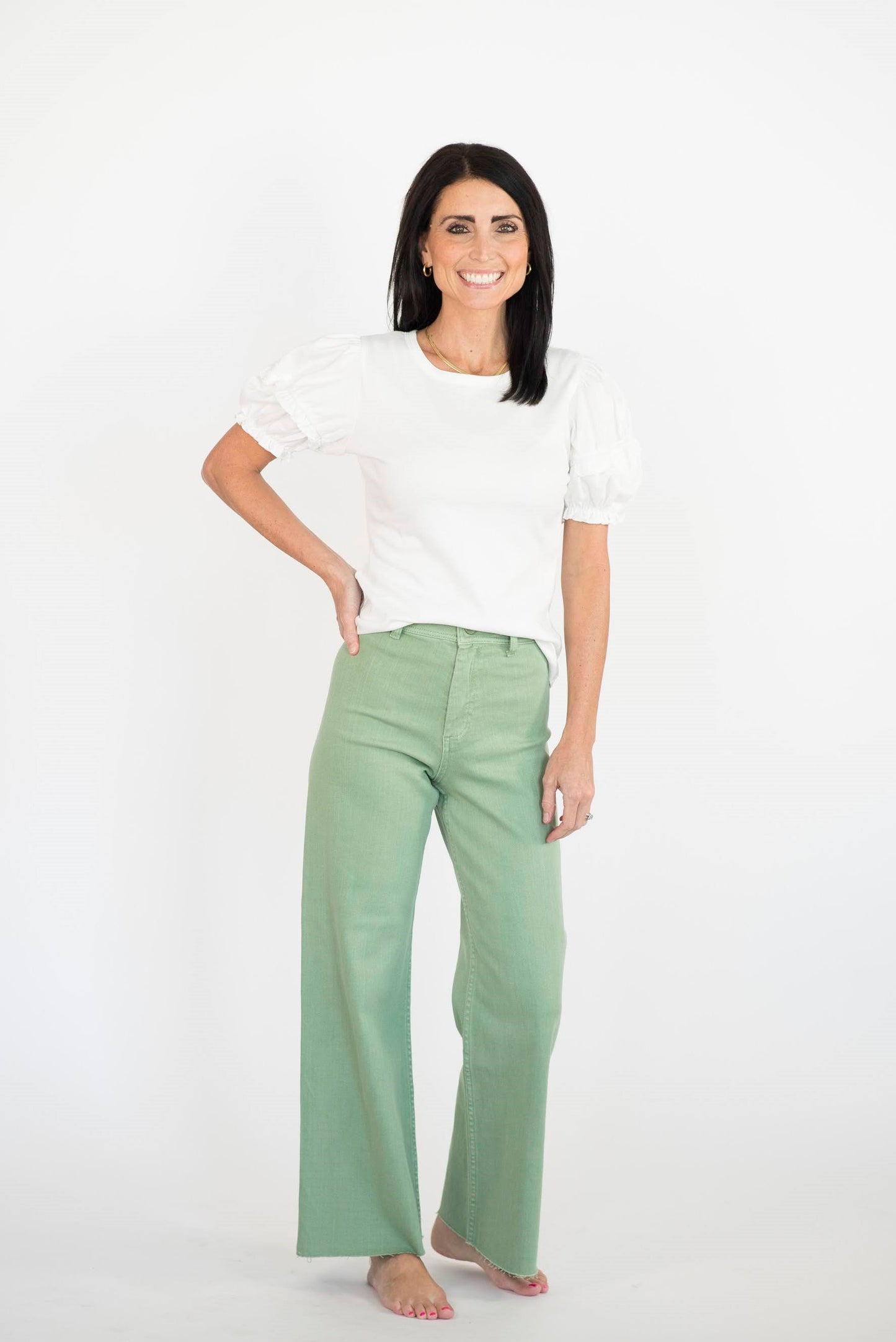 Julena Pants in Green