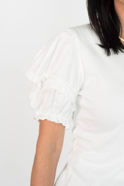 Lesly Top in Ivory