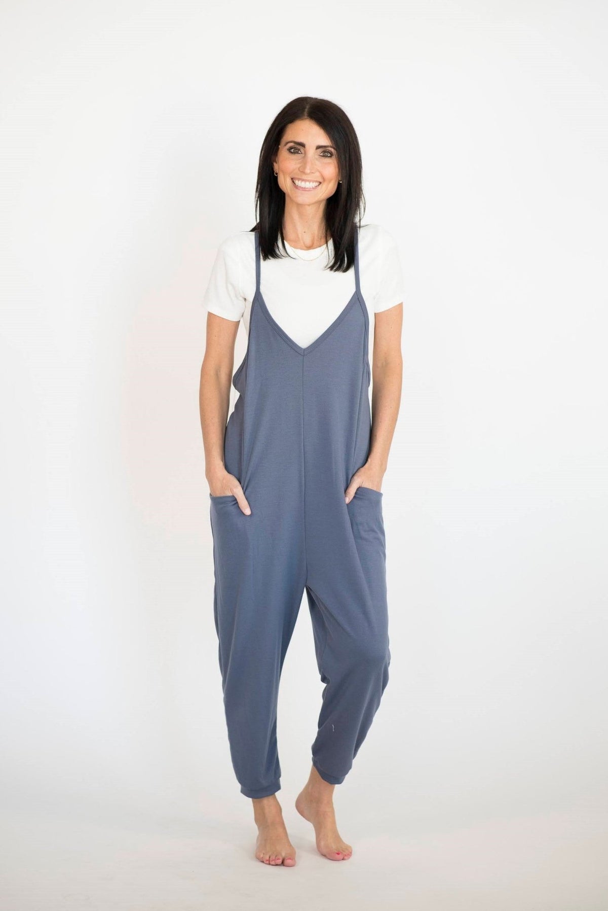 Malorie Jumper Dress — Brooklyn Blush women's boutique, Draper Utah