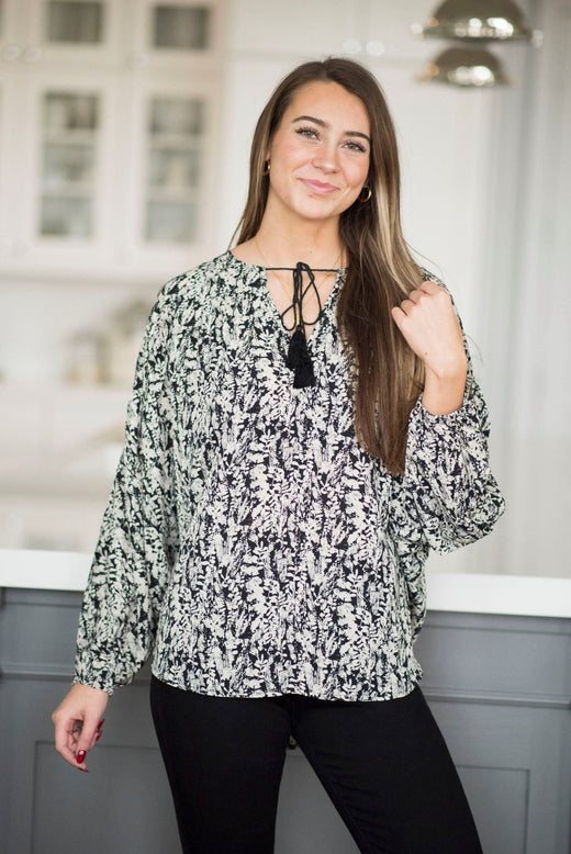 Kali Printed Top — Brooklyn Blush women's boutique, Draper Utah