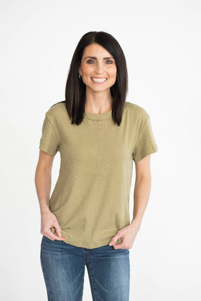 Millie Top in Olive