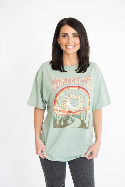 Wanderlust Oversized Tee